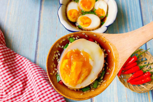 Trứng ngâm nước tương CHIN-SU ngon miệng dễ làm